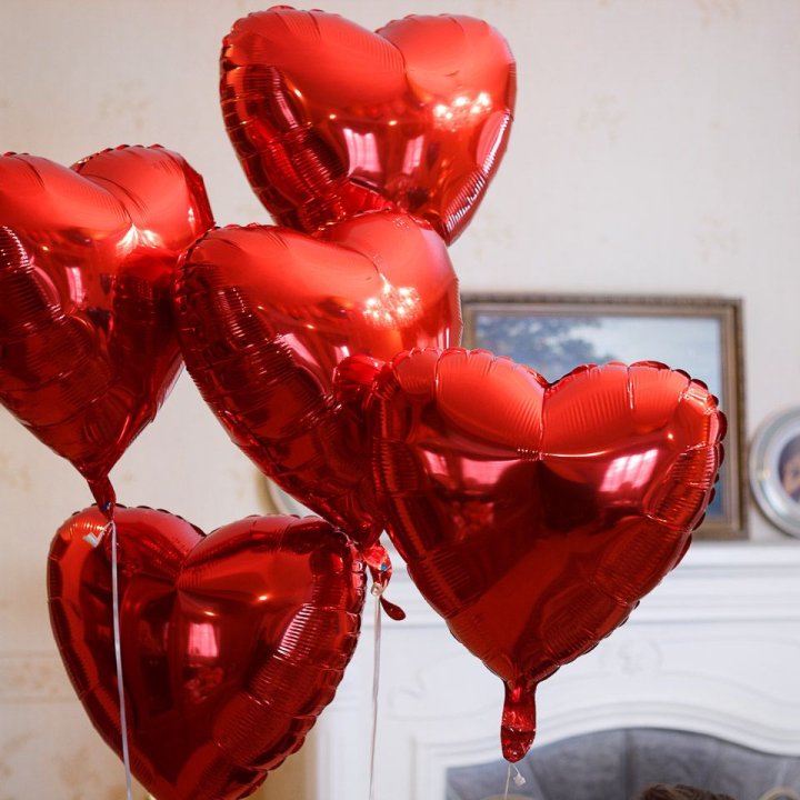 Фольгированный шар "Сердце" в Хабаровске