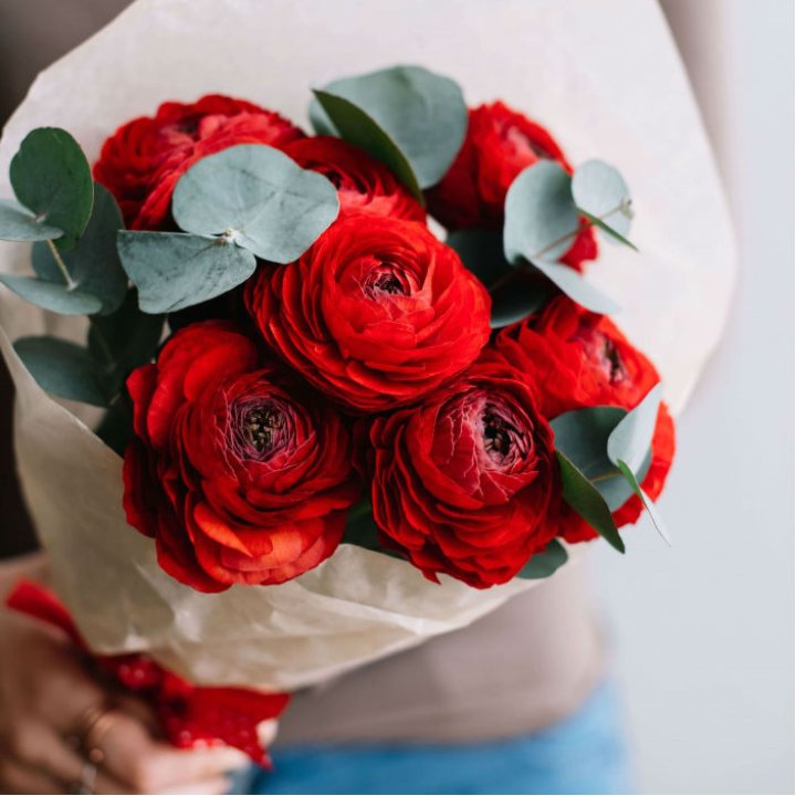 Букет ранункулюсов  в Хабаровске