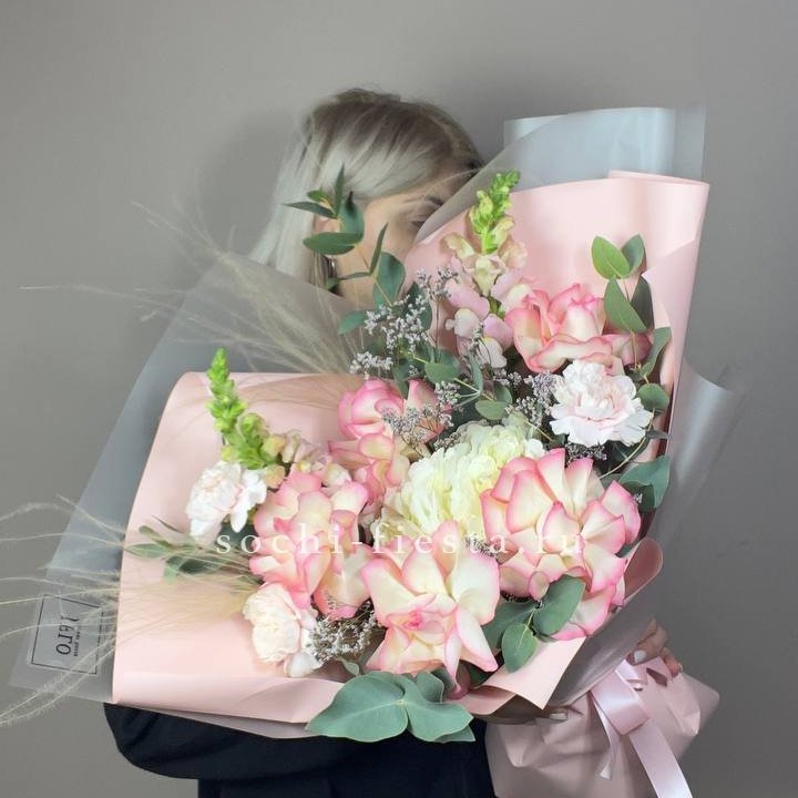  Букет  "Закат для неё" в Хабаровске