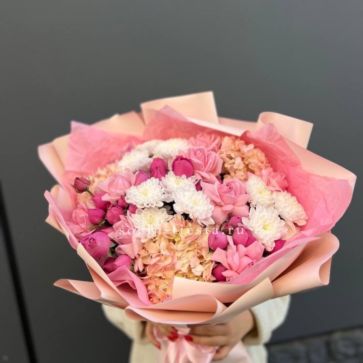 Букет "Нежное послание" в Хабаровске