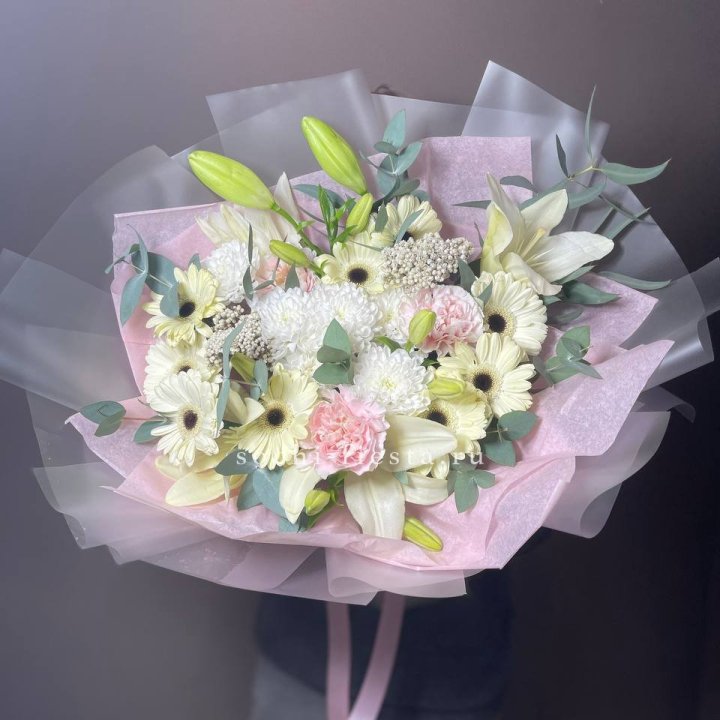 Букет "Нежная савана" в Хабаровске