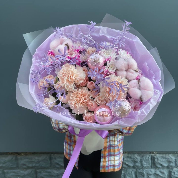 Букет "Лавандовая сказка" в Хабаровске