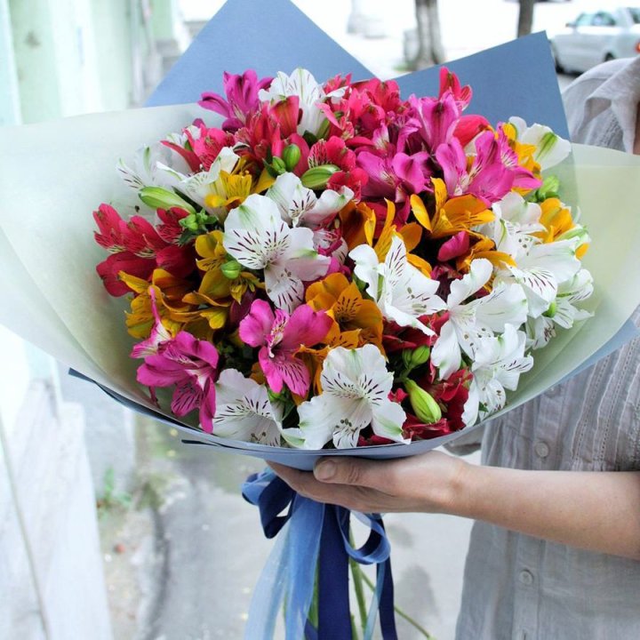 Микс альстромерий в Хабаровске