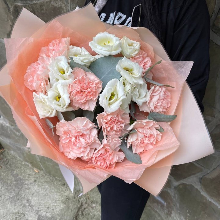  Букет диантусов "Пич" в Хабаровске