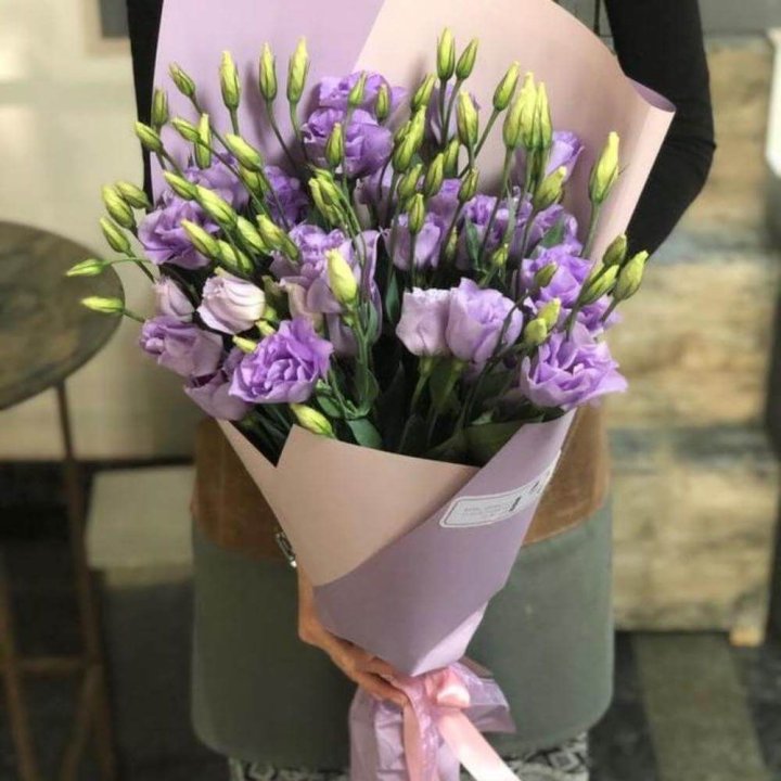 Букет эустом "Лило" в Хабаровске