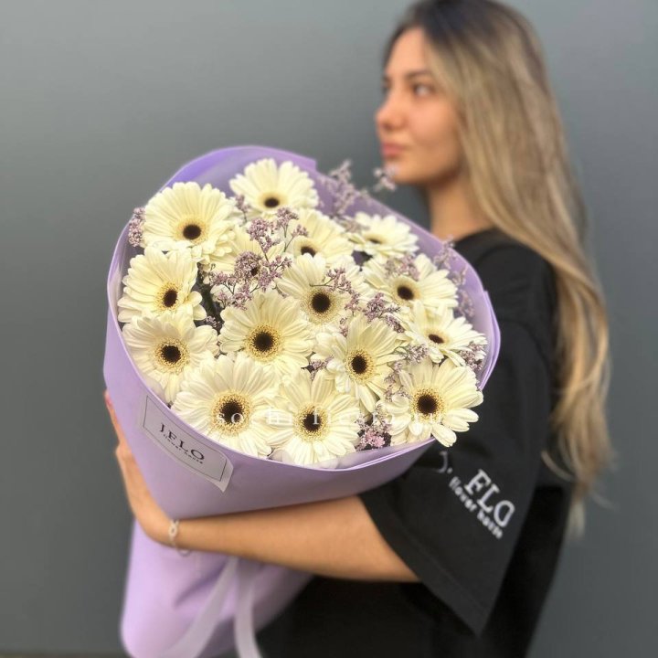 Букет голландских гербер "Лавандер" в Хабаровске