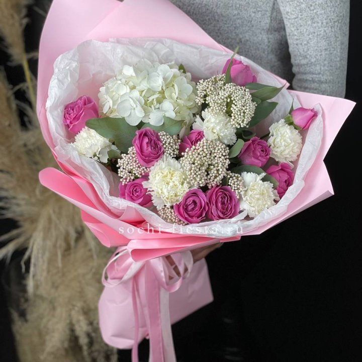 Букет с мисти бабблс №1 в Хабаровске