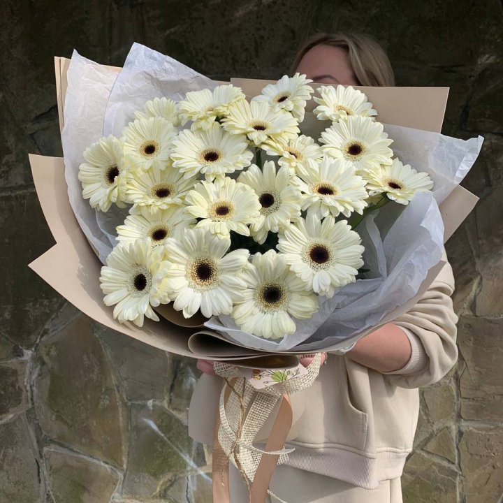 Букет голландских гербер "Шейн"" в Хабаровске