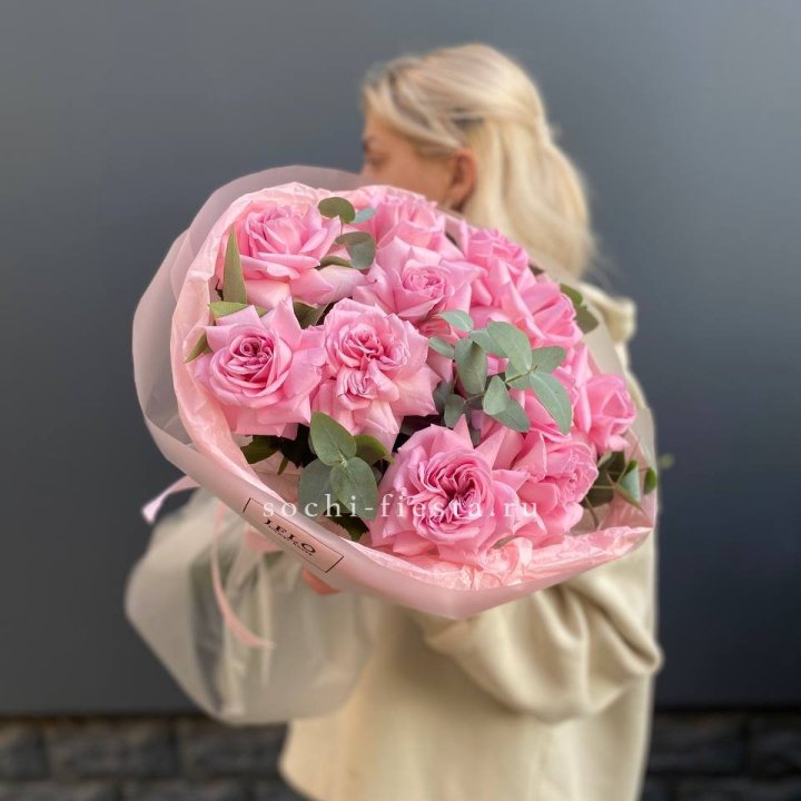 Букет роз "Минифу-2" в Хабаровске