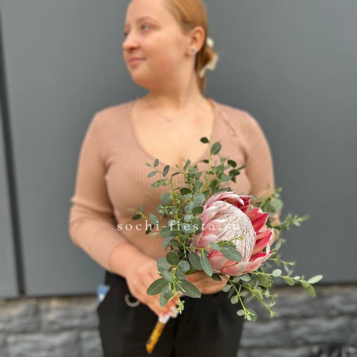 Свадебный букет "Протея" в Хабаровске