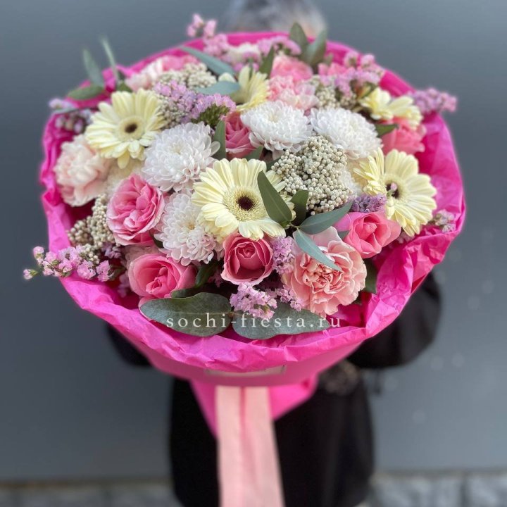 Букет "Нежное послание" в Хабаровске