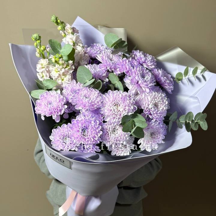 Дуо хризантема и маттиола в Хабаровске