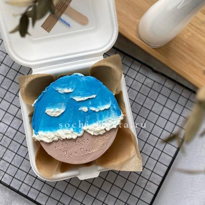 Бенто-торт "Для тебя это небо" в Хабаровске