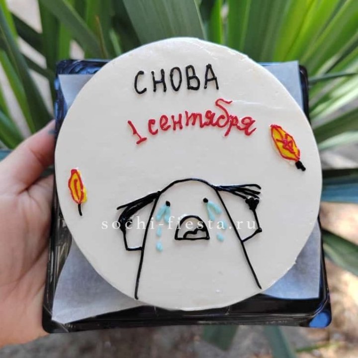 Бенто-торт "Не опять, а снова..." в Хабаровске