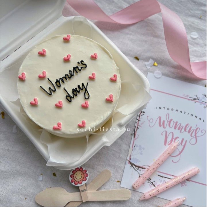 Бенто-торт "Дорогим женщинам"  в Хабаровске