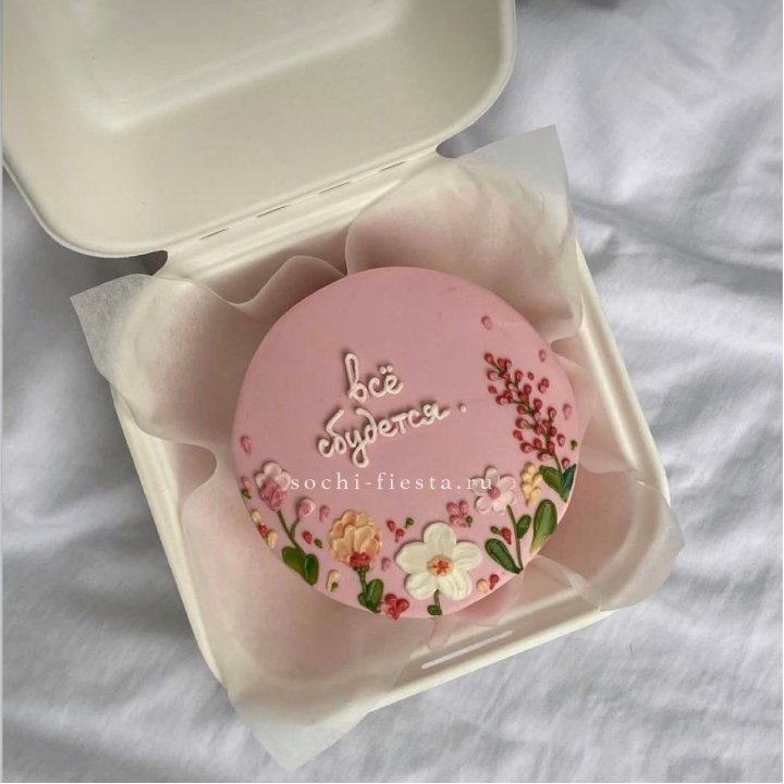 Бенто-торт "Все сбудется"  в Хабаровске