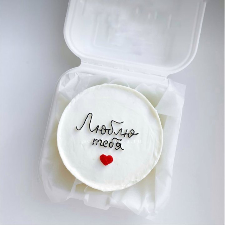 Бенто-торт "Люблю Тебя"  в Хабаровске