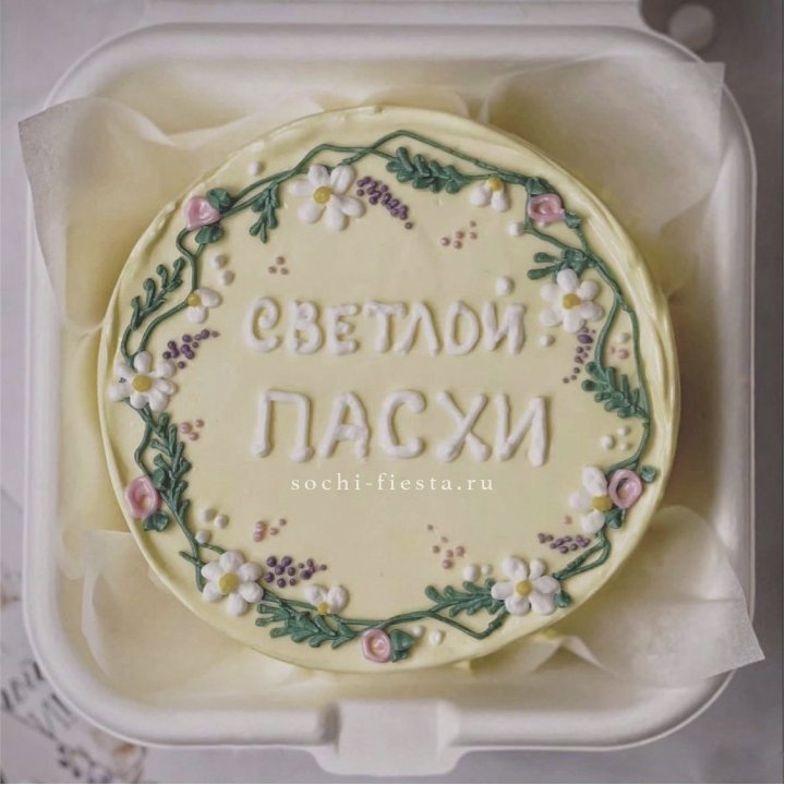 Бенто-торт "Светлой Пасхи" 2 в Хабаровске