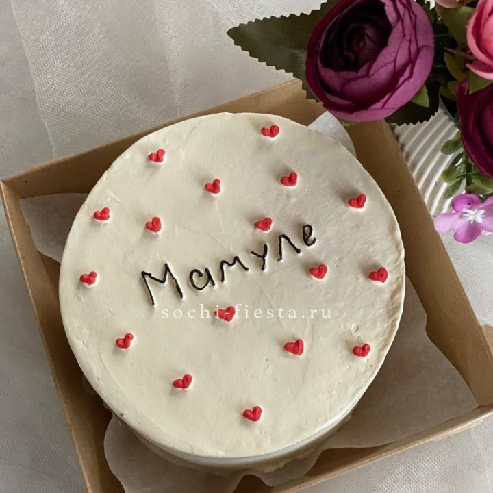 Бенто-торт "Мамуле" в Хабаровске