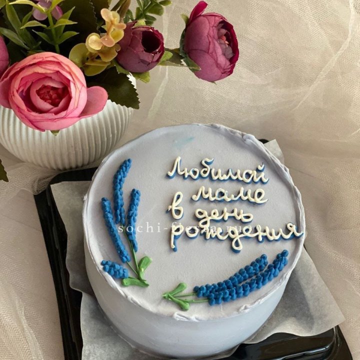 Бенто-торт "Любимой маме..." в Хабаровске