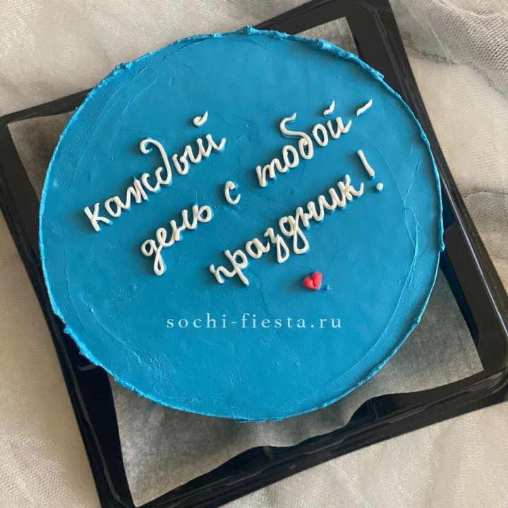 Бенто-торт "Каждый день с тобой праздник"  в Хабаровске