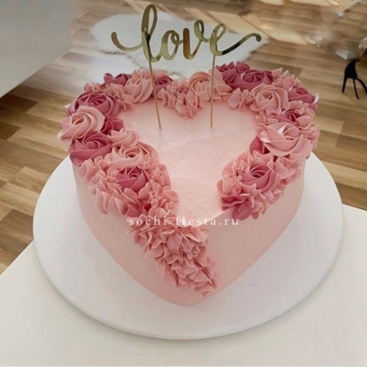 Торт "Сердце" 10 в Хабаровске