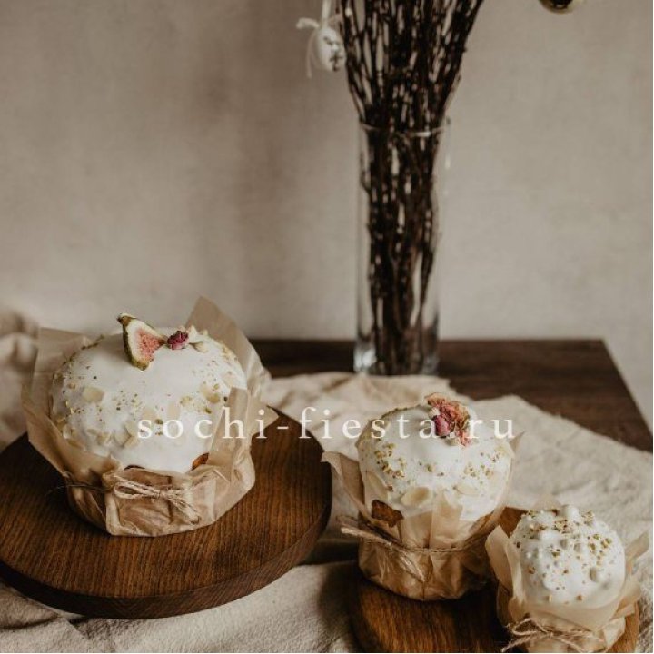 Кулич мини с изюмом в Хабаровске