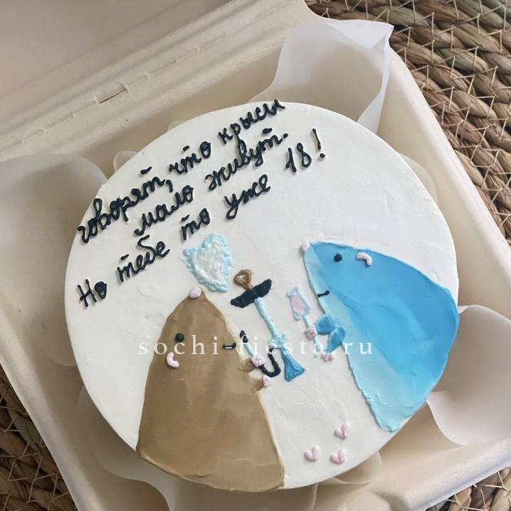 Бенто-торт "Крысы"  в Хабаровске