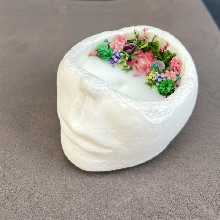 Свеча ароматическая в гипсе  в Хабаровске