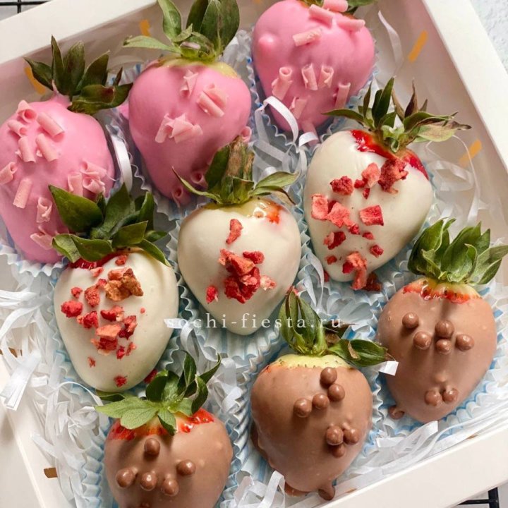 Клубника в шоколаде 9 ягод в Хабаровске