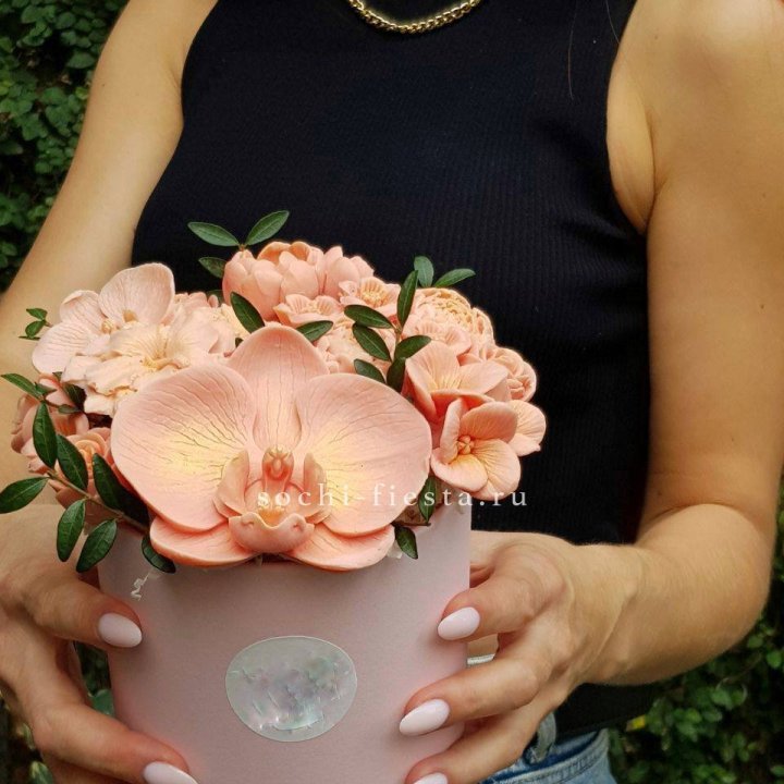 Шоколадный букет Орхидей в Хабаровске