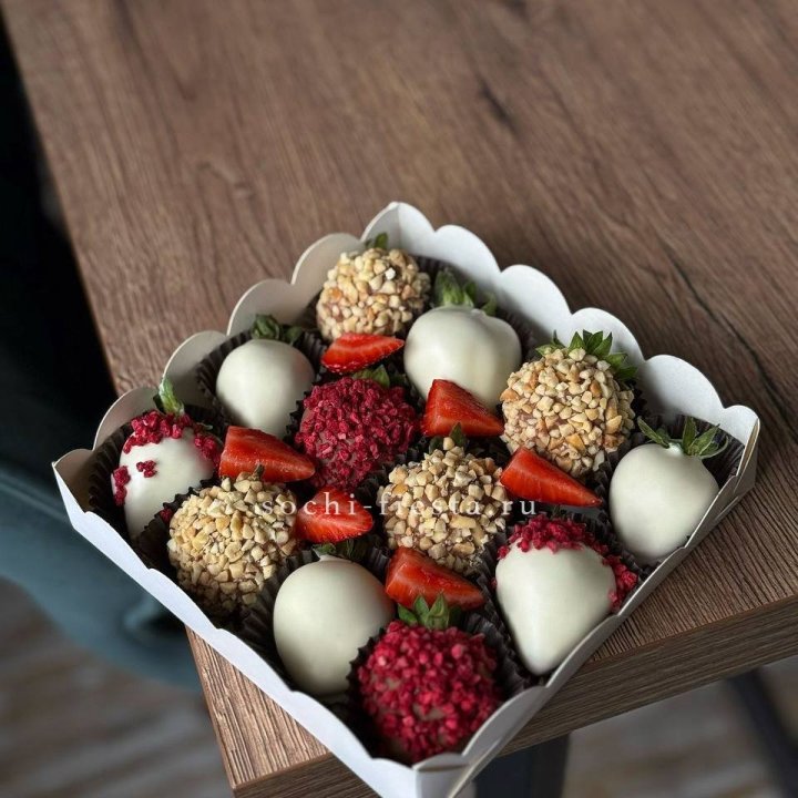 Клубника в шоколаде 12 ягод №2 в Хабаровске