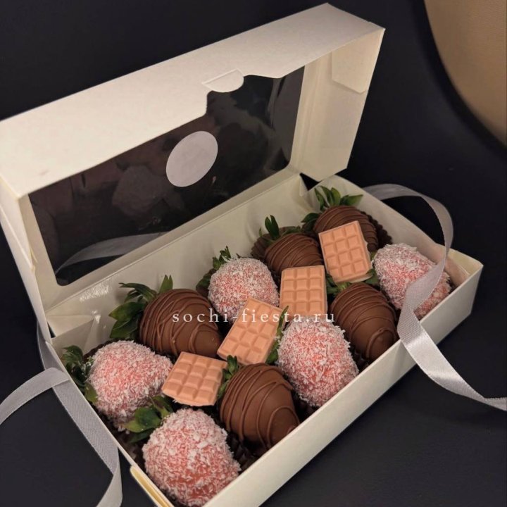 Клубника в шоколаде 10 ягод №2 в Хабаровске