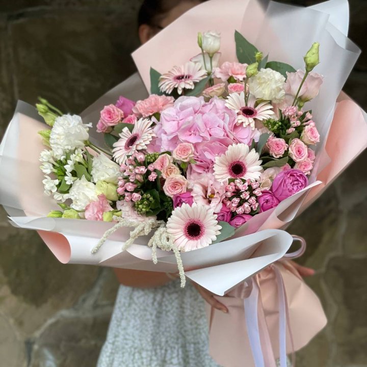 Авторский букет Пич в Хабаровске