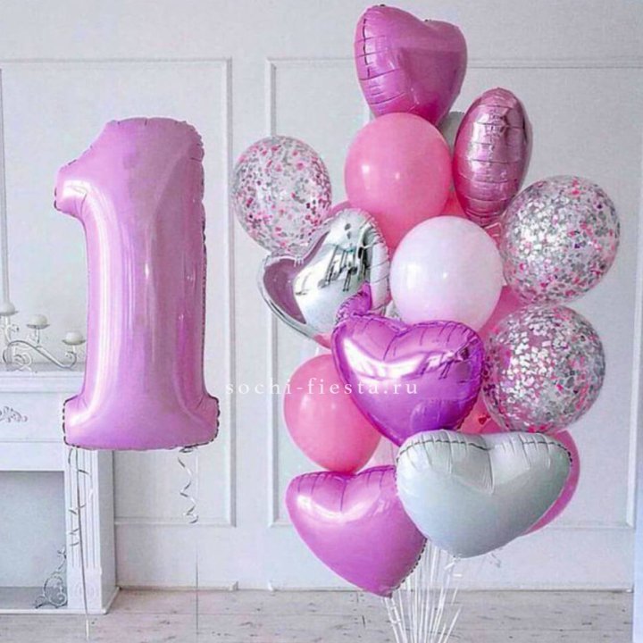 Набор шаров "С днем рождения" в Хабаровске