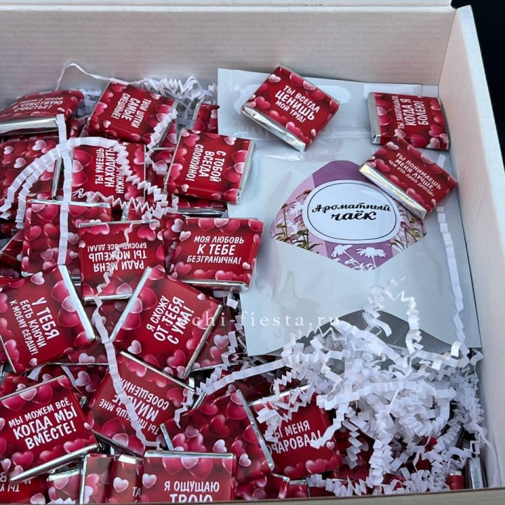 Набор Шоколад и Чай "101 причина любви" в Хабаровске