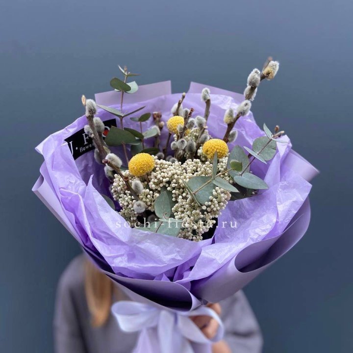 Букет с Вербой №1 в Хабаровске