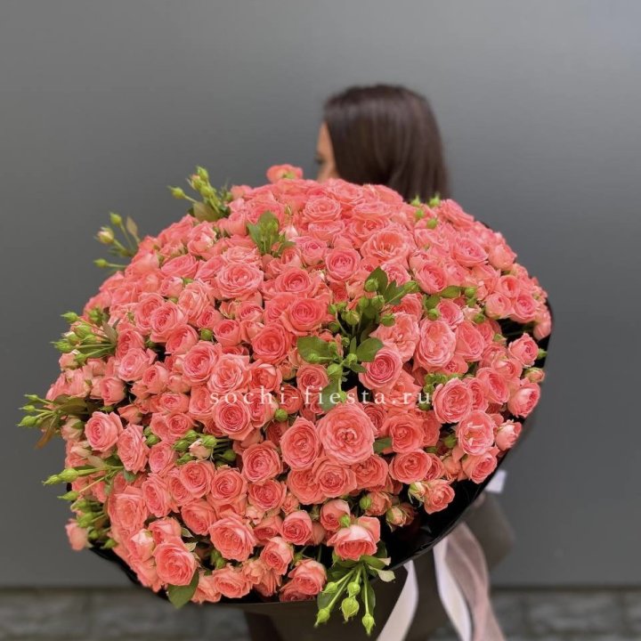 101 кустовая роза Барбадос в Хабаровске