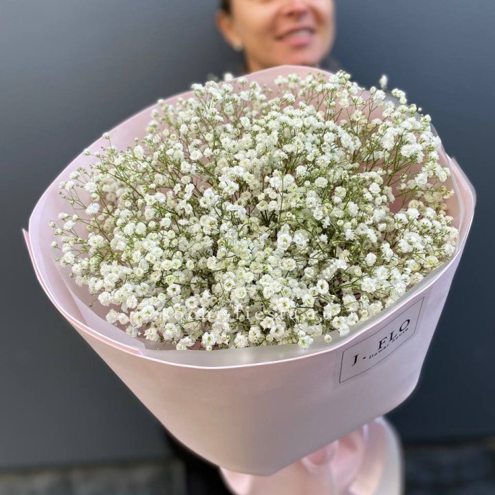 11 белых гипсофил в фоамиране в Хабаровске