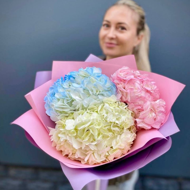 Букет гортензий "Тоника" в Хабаровске