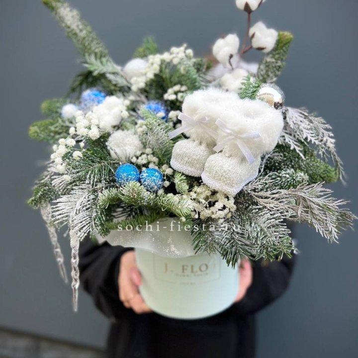 Новогодний бокс "Ботс блю" в Хабаровске