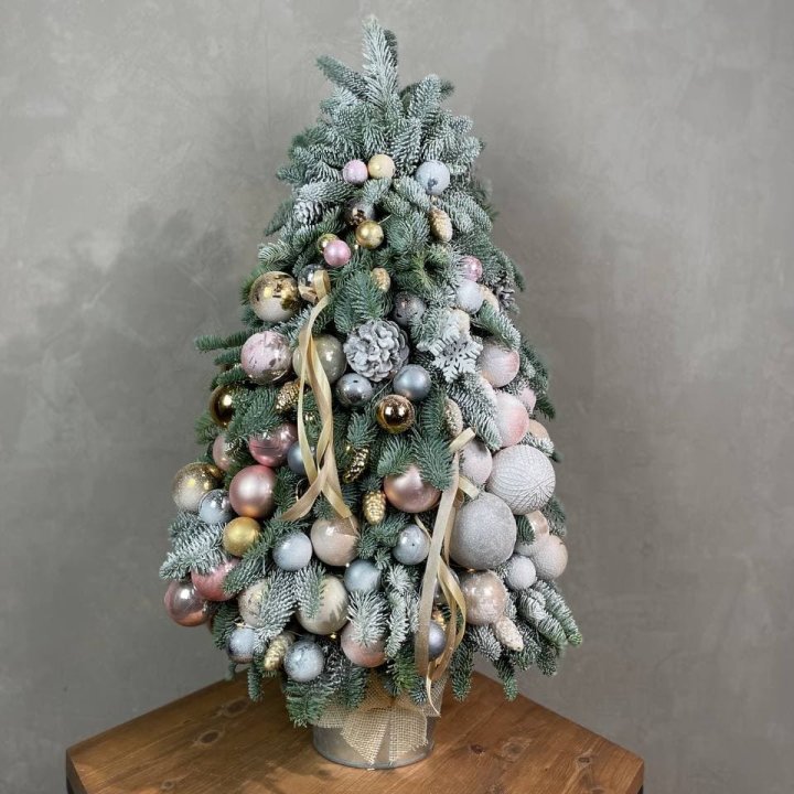 Новогодняя ёлка из веток датского нобилиса в Хабаровске