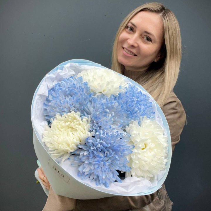 Букет из 7 хризантем  в Хабаровске