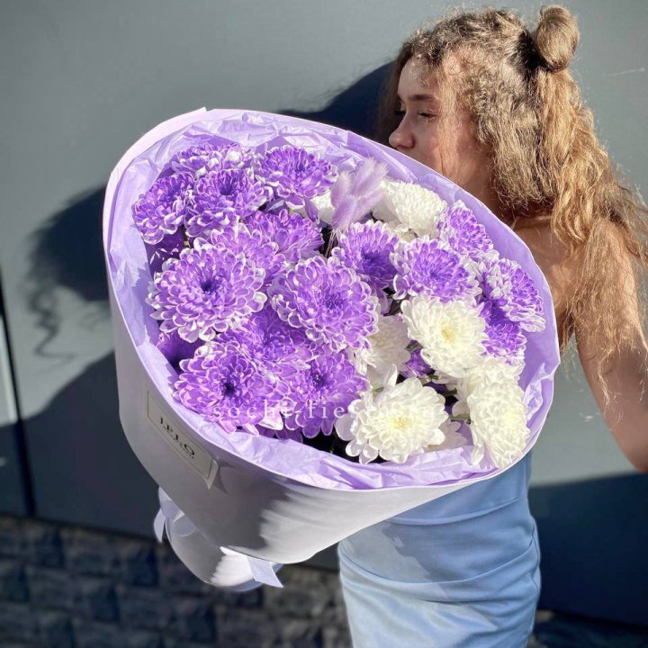  Букет хризантем "Сирена" в Хабаровске