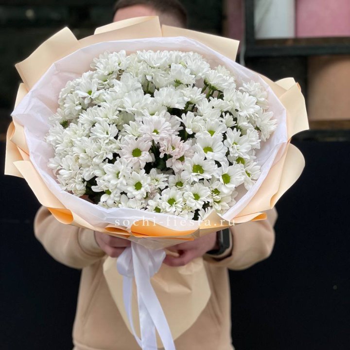  Букет хризантем в Хабаровске