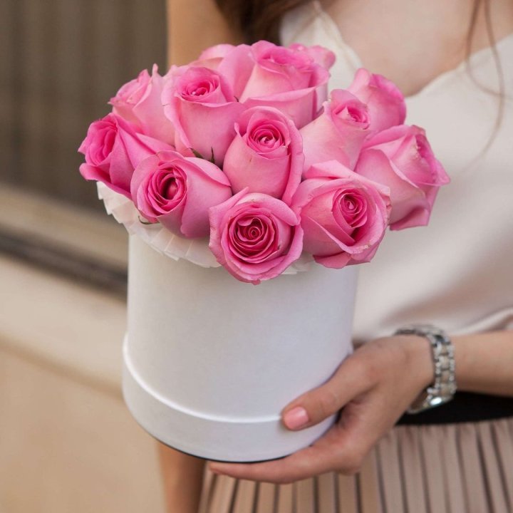 15 роз в боксе Кэтрин в Хабаровске