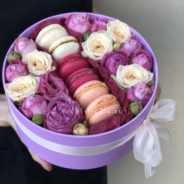 Цветочный бокс "Лаванди" в Хабаровске