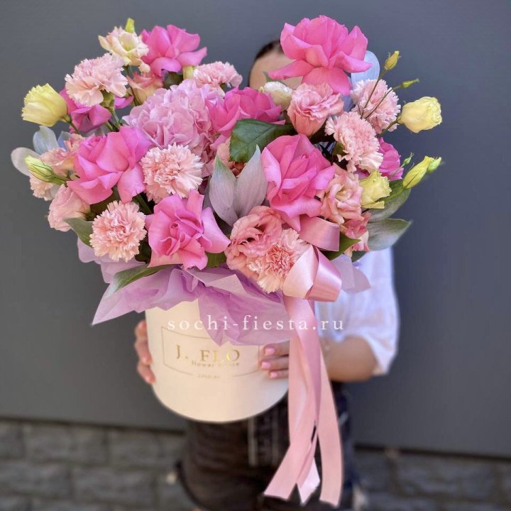 Цветочный бокс "Сальма" в Хабаровске