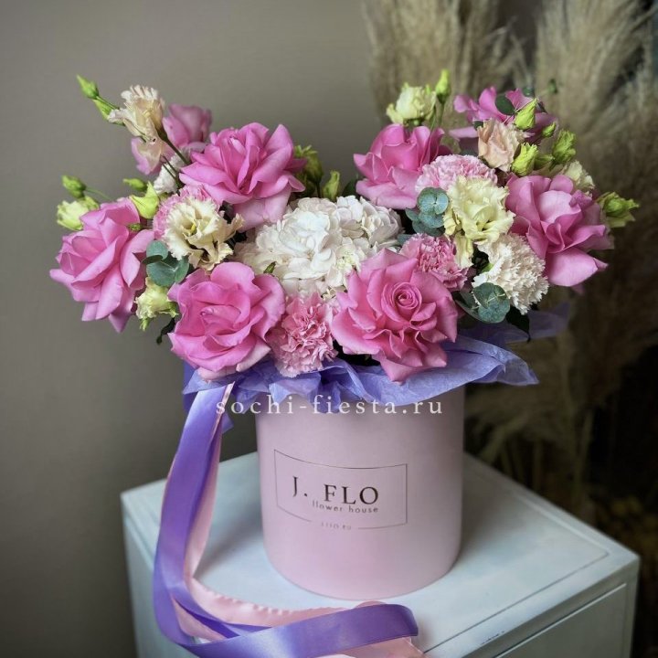 Цветочная коробка "Мишель" в Хабаровске