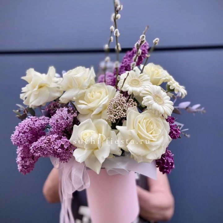 Цветочный бокс "Светлое Воскресенье" в Хабаровске